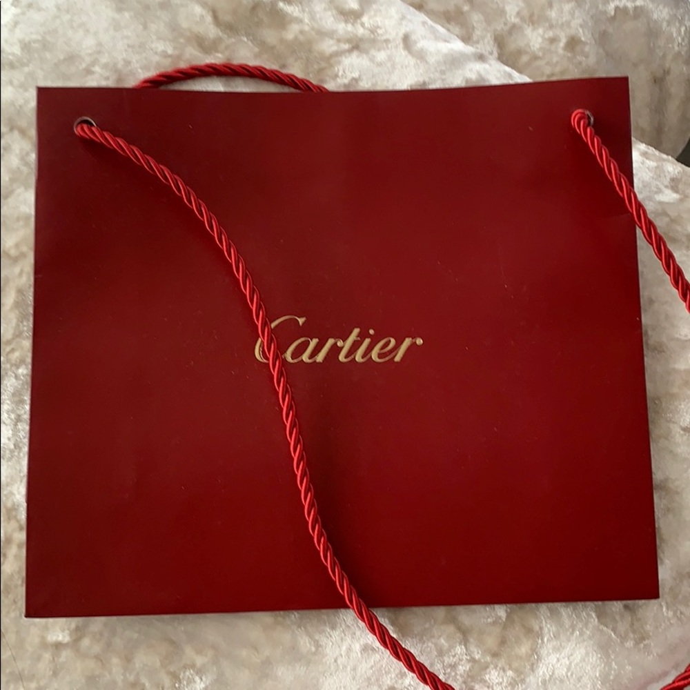 Cartier Original Red Paper Bag